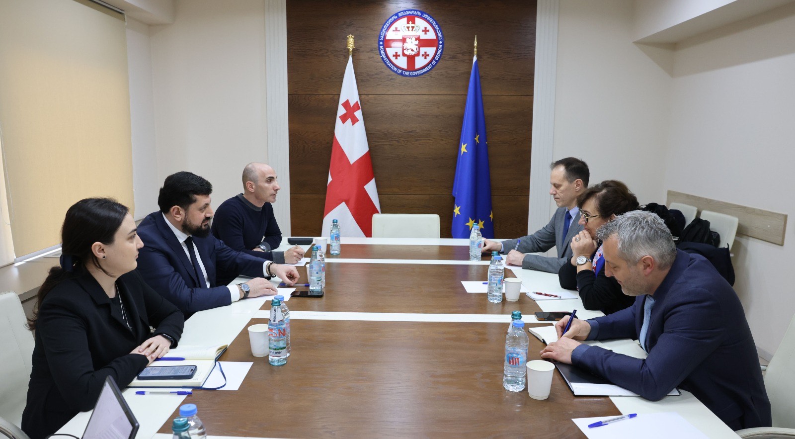 Razhden Kuprashvili, the Head of the Anti-Corruption Bureau, met with representatives of the Council of Europe's Election Observation and Support Division