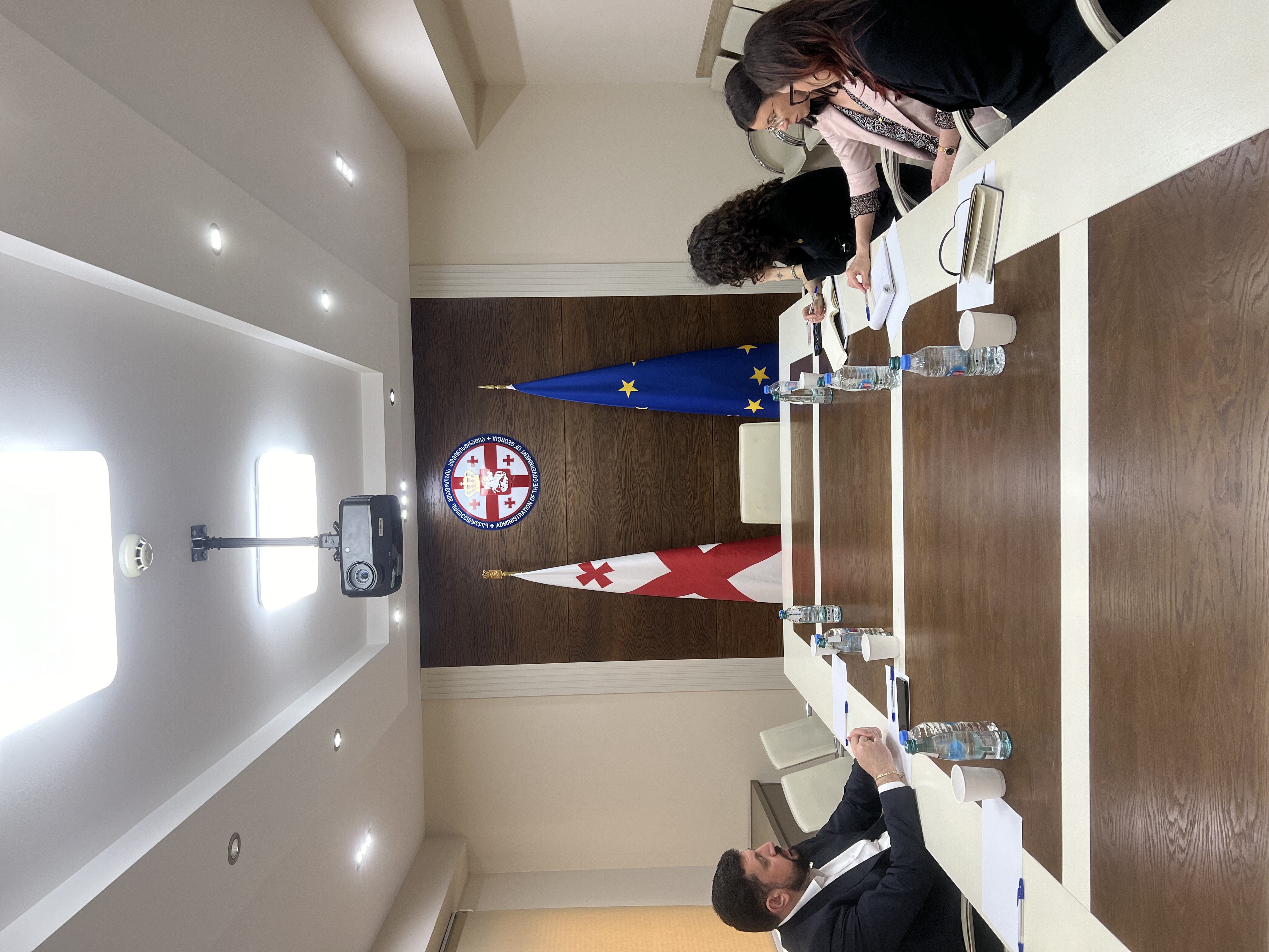 The head of the Anti-Corruption Bureau, Razden Kuprashvili, met with the representatives of the Council of Europe
