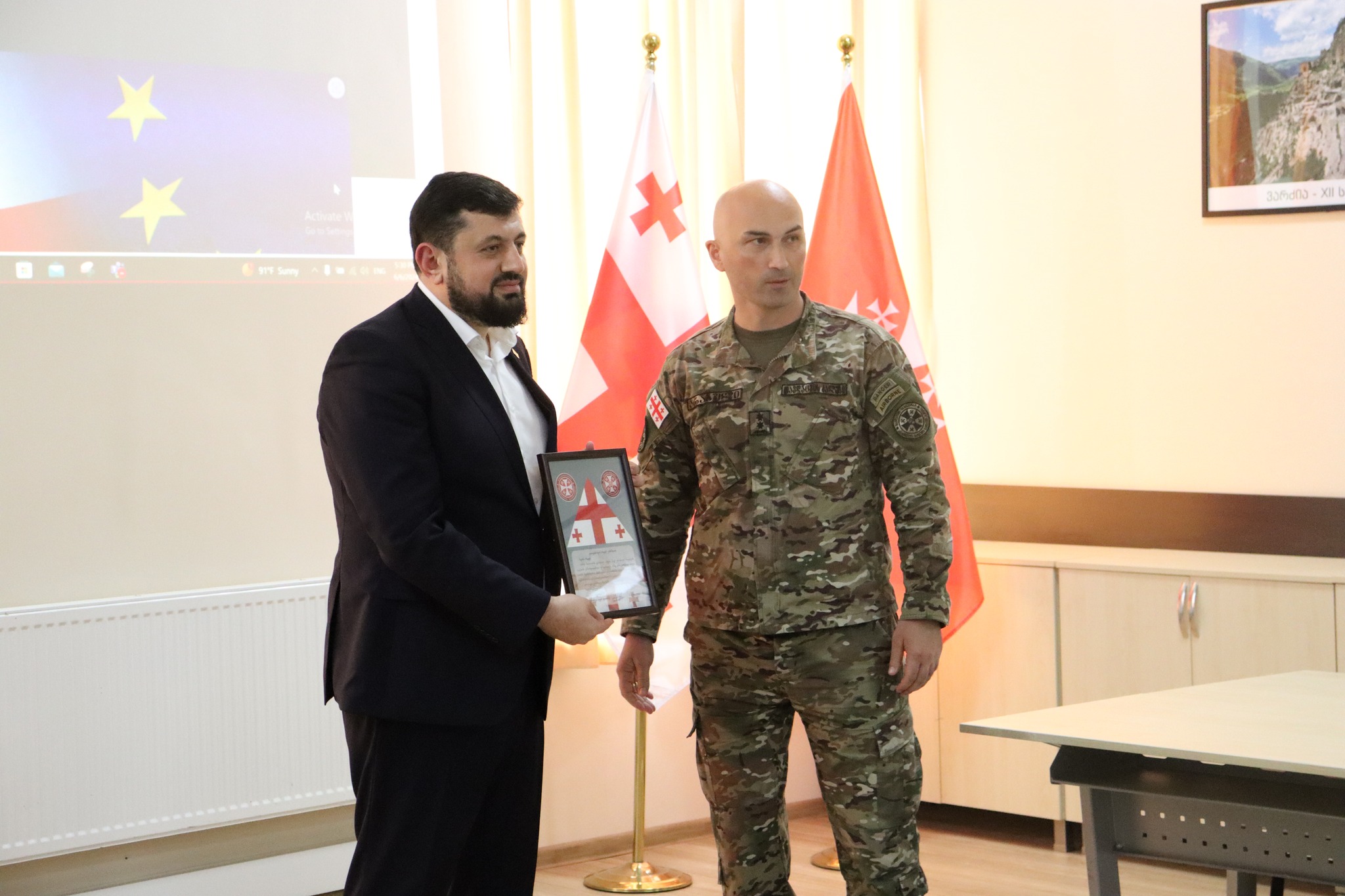 The Head of the Anti-Corruption Bureau, Razden Kuprashvili, conducted an interactive meeting for the employees of the Ministry of Defense and other state agencies